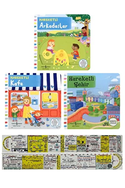TÜRKİYE İŞ BANKASI KÜLTÜR YAYINLARI Hareketli Arkadaşlar + Kafe + Şehir 3'lü ...