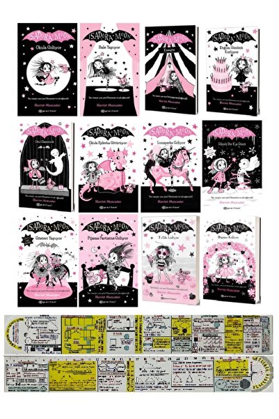 Epsilon Yayınevi İsadora Moon 12 Kitap Set + Matematik Öğreten Ayraç