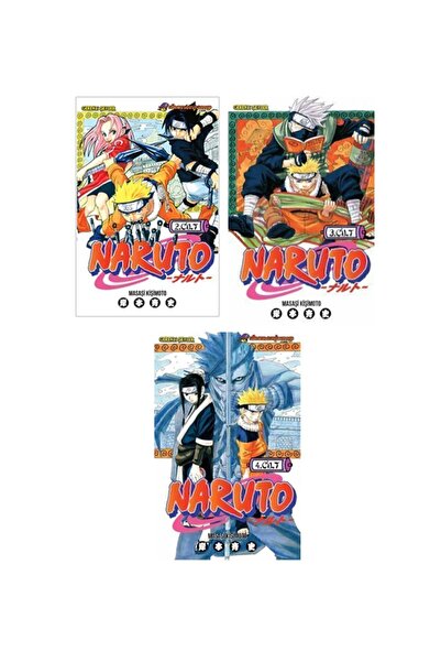Gerekli Şeyler Yayıncılık Naruto 2-3-4. Ciltler Manga Seti