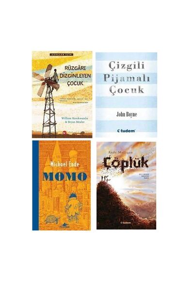 Beyaz Balina Yayınları Rüzgarı Dizginleyen Çocuk+çizgili Pijamalı Çocuk+momo+...