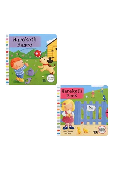 TÜRKİYE İŞ BANKASI KÜLTÜR YAYINLARI Hareketli Bahçe + Hareketli Park 2'li Har...
