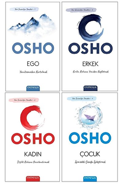 Say Yayınları Yeni Insanlığın Temelleri 4 Kitap Set / Ego-erkek-kadın-çocuk / Osho