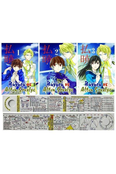 uykulu kahve Büyücü ve Şövalye 1-2-3. Ciltler Manga Seti + Matematik Öğreten ...