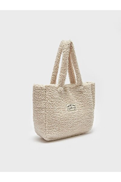 LC Waikiki LCW ACCESSORIES Kürklü Kız Çocuk Tote Çanta