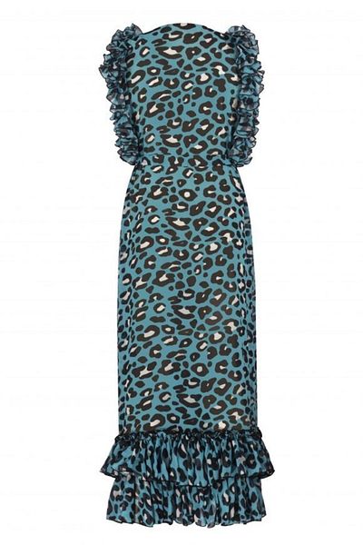 Nur Karaata Φόρεμα Joali Blue Leo Pareo