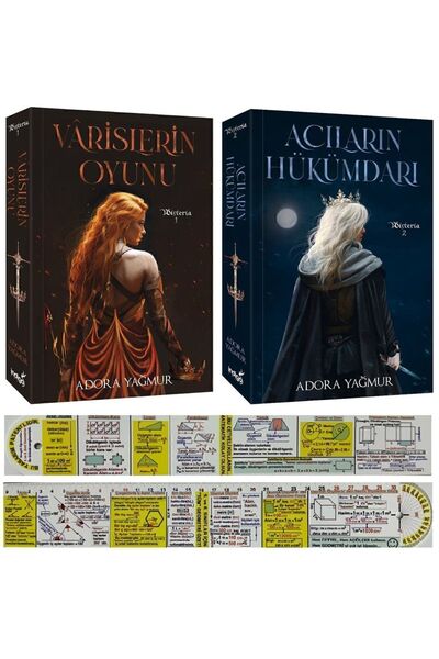 İndigo Kitap Adora Yağmur 2 Kitap Set / Varislerin Oyunu + Acıların Hükümdarı...