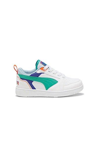 Puma Rebound V6 Lo Ready Çocuk Günlük Ayakkabı 39793901 Beyaz