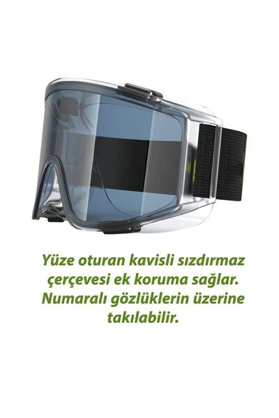 GLASWEN Welding Protective Work Security Safety Goggles Valve Glasses S550 Smoked Products