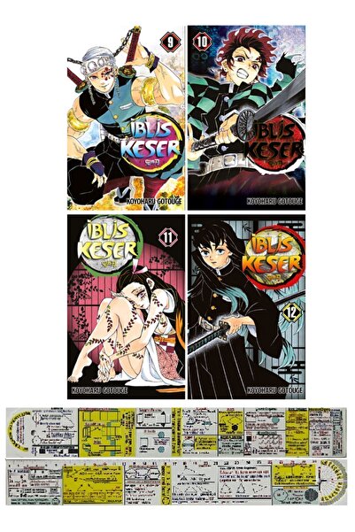 Gerekli Şeyler Yayıncılık İblis Keser 9-10-11-12. Ciltler Manga Seti + Matema...