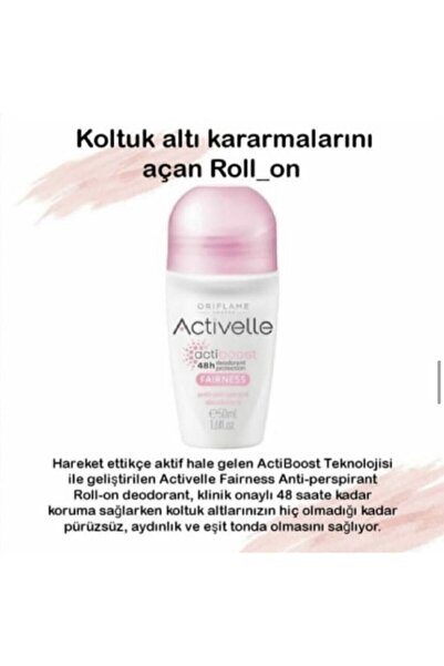 Oriflame Activelle Fairness Anti-perspirant Roll-on