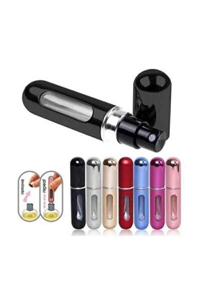 TeknoClass Mini Doldurulabilir Parfüm Şişesi Cep Parfüm Şişesi Seyahat Boy Gold