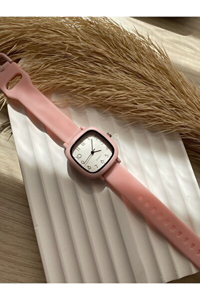 QUARTZ Retro Minimal Vintage Deri Kordon Kadın Kol Saati Silikon Model