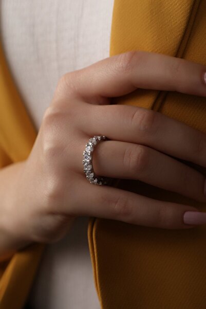 SUNSHINE 925 Ayar Pırlanta Montür Takoz Tırnak 3mm Tamtur Yüzük