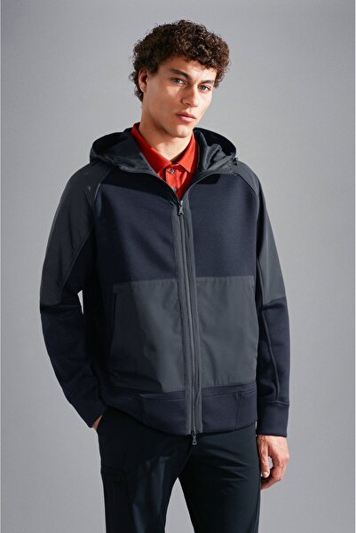 PAUL&SHARK سويت شيرت بسحاب من البوليستر