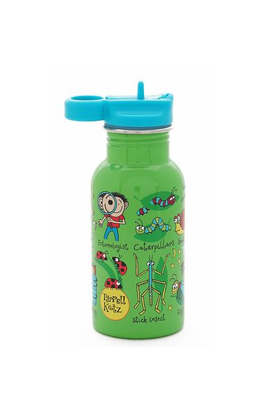 Tyrrell Katz 400 ml Stainless Steel Flask with Straw Bugs