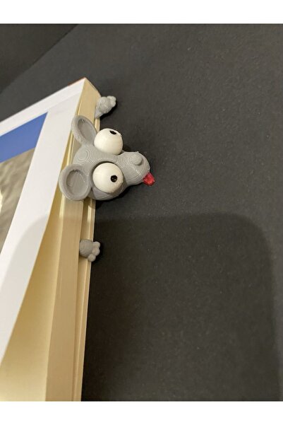 PLA Sıkışmış Fare Kitap Ayracı