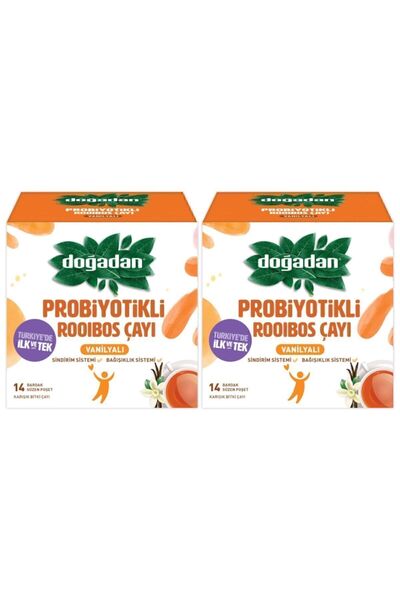 Doğadan Probiyotikli Çay Rooibos Vanilya 14lü X2