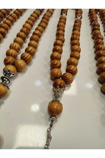 hüseyin ceran Pine Wood Huge 33 Rosary - Tree Rosary