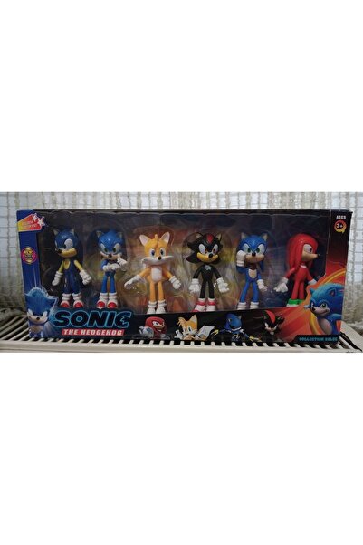Cango Oyuncak Süper Sonic Ve Arkadaşları 6lı Supersonic Metalsonic Oyuncak Fi...