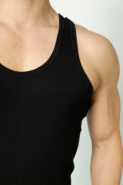 Yıldız Kardeşler 5 Pieces of Wide Strap 100% Cotton Men's Undershirt - Camisole (Wicked-Striped)