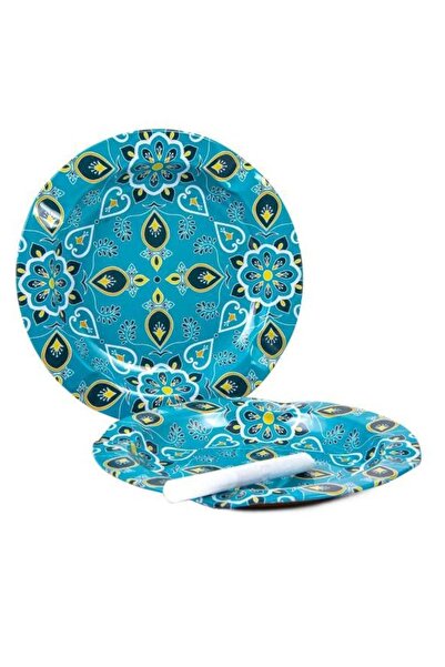 GRANDSTORE منفضة سجائر معدنية ملونة مزخرفة مفيدة جدًا