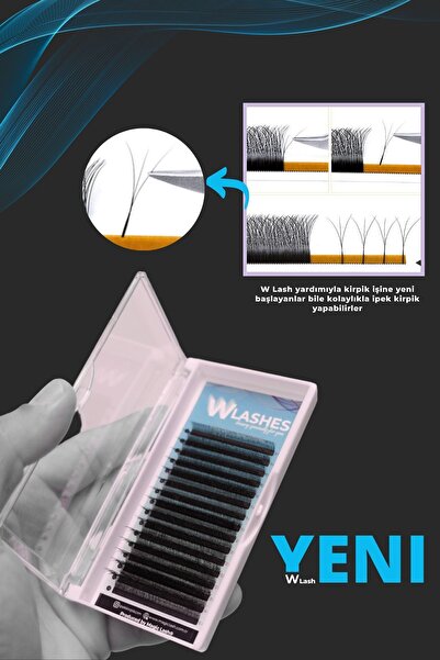 Magic Lash 3d Volume W Lash Ipek Kirpik 8/15mm Mix Premium Ekonomik 16 Sıra
