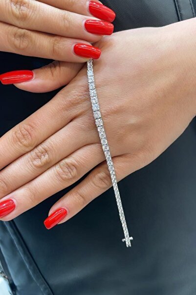 SUNSHINE 925 Ayar Su Yolu Süzme Gümüş Bileklik Bk0003