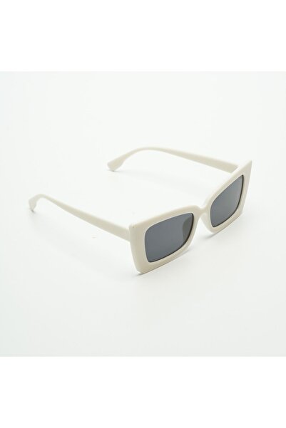 BS STILL Kadın Güneş Gözlüğü Krem Kedi Göz Çerçeve