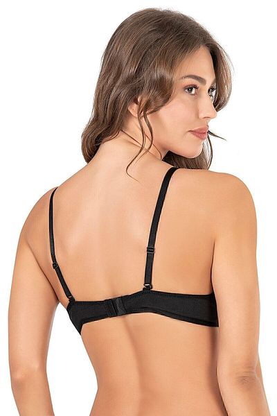 ÖZKAN underwear Απρίλιος 002 Γυναικείο άδειο καπάκι χωρίς επένδυση, χωρίς επένδυση, συρμάτινο αυτί Basic καθημερινό σουτιέν
