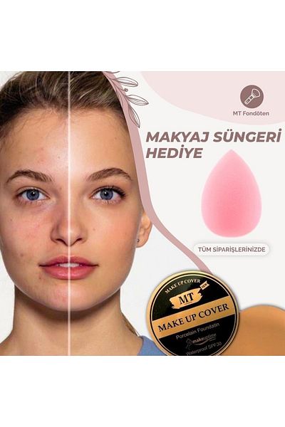 MT Porcelain Foundation Make-up Cover 210 Normal Tone