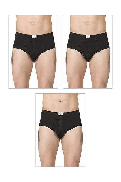 ÖZKAN underwear Özkan 0037 3 Pack Men's Cotton Combed Single Jersey Flexible Comfortable Slip Panties