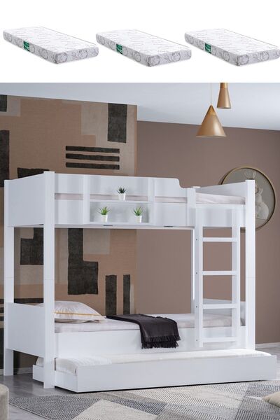 Setay Ranza, Asya Ayrılabilir Yavrulu Ranza 3 Adet Comfort Yatak