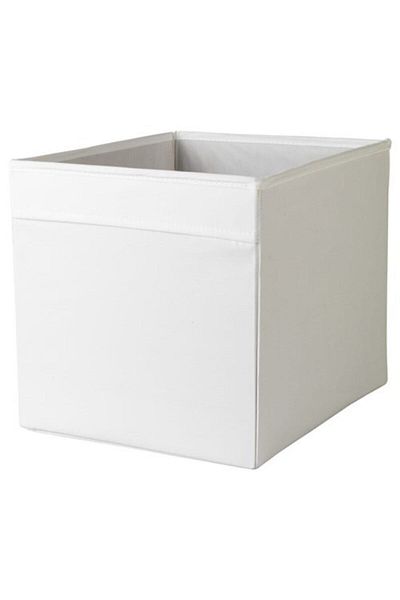 IKEA Square Box White Organizer Box Home Organization Organizing Storage Box White 33X38X33 cm