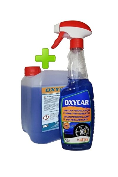 İtalyan ATAS Oxycar Iron Cut Ph Nötür Demir Tozu Temizleyici 2,5kg Konsantre ...