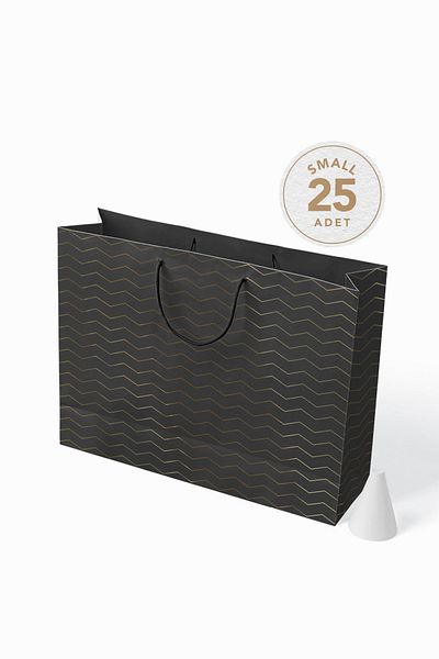 AkalBatu No1 Τσάντα Kraft Classic Series 25 τεμαχίων - Μαύρη