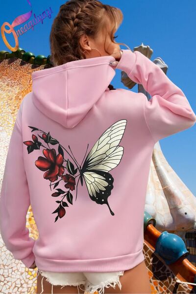 oneagılyazı مقنعين البلوز المطبوعة