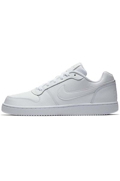 Nike White Ebernon Genuine Leather Men's Sneakers