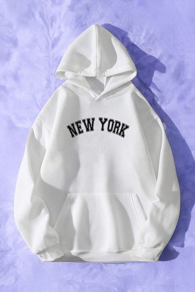 uyguntarz Φούτερ με στάμπα New York Oversize