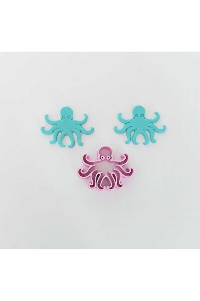 flament aşk Polymer Clay Crab and Octopus Cutting Mold