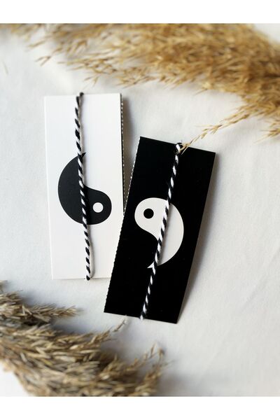 Atölye Merdiven Unisex 2li Ying Yang Çift bilekliği YIRT PAYLAŞ arkadaş, eş, bff bilekliği