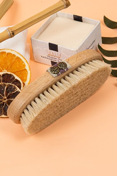 Efsoon Organics فرشاة شعر الحصان 40 قطعة - شعر الحصان الأبيض - فرشاة السيلولي...