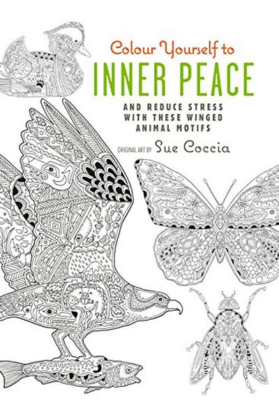 Macmillan Distribution Colour Yourself To Inner Peace And Reduce Stress With These Winged Animal Motifs
