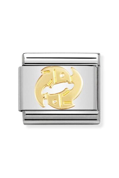 NOMİNATİON Composable Classic Zodıac In Stainless Steel With 18k Gold (12_pis...