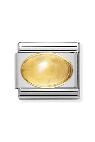 NOMİNATİON Composable Classic Dekoratif Link - Taşlar Oval - Sitrin - (07 CIT...