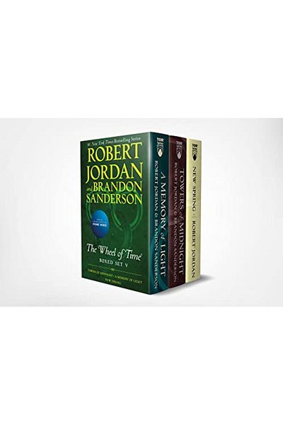 Macmillan Distribution Wheel Of Time Premium Boxed Set V Book 13 Towers Of Midnight Book 14 A Memory Of Light Prequel