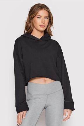 Nike Yoga Luxe Cropped Fleece Training Hoodie Kad n Buyuk Beden Crop Sweatshirt Siyah Fiyat Yorumlar Trendyol