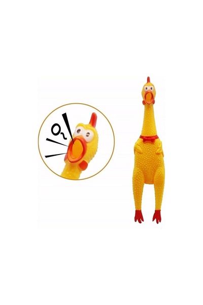 Limmy 16 cm Cut Shrilling Chicken Rooster Toy - Shouting Chicken Keychain Screaming (1 Piece)