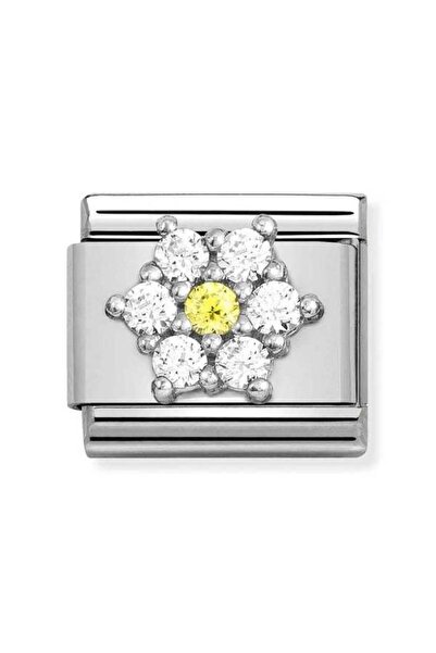 NOMİNATİON Composable Cl Symbols Steel, Cz And Silver 925 Rıch (01_whıte And ...