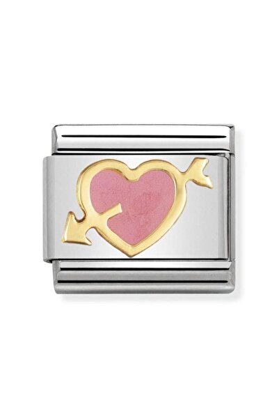 NOMİNATİON Composable Classic Love 1 Stainless Steel, Enamel And 18k Gold (01...