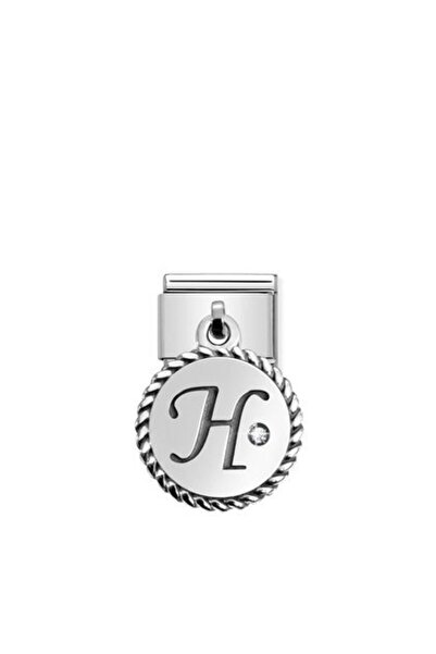 NOMİNATİON Composable Classic Harf Paslanmaz Çelik Ve 925 Ayar Gümüş (08_h)
